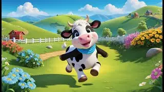 Baby Moo Moo Dancing | Fun Cow Song for Kids | Interactive Dance Rhyme for Toddlers