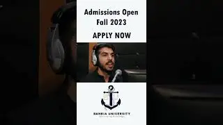 Admissions Open | Fall 2023 | Bahria University | Link in Comments