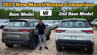 2025 Updated Maruti Brezza LXi VS VXi 🔥 Full Detail Comparison