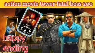MK MOBILE | ACTION MOVIE TOWER FATAL BOSS 200| BEST TALENT TREE SETUP