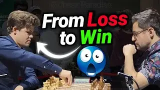 MAGNUS CARLSEN DID THE IMPOSSIBLE!😱... FROM A LOSS TO A LEGENDARY WIN!!🤯🔥
