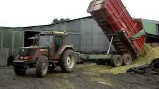 Ensilage de maïs avec Claas Jaguar 860 in france