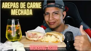 ASMR  AREPAS CON CARNE MECHADA