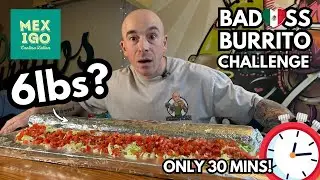 THE BIGGEST BURRITO CHALLENGE IN THE UK? | THE BADASS BURITTO AT MEXIGO SOUTHAMPTON