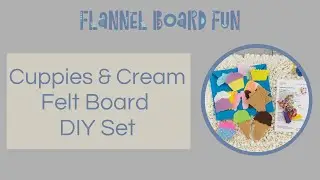 Dessert DIY Set Felt Board for Kids
