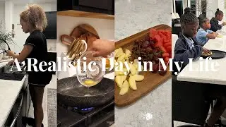 Spend the day with me | realistic + mom of 4 + breakfast + grocery shopping & cleaning