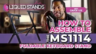 Liquid Stands MS1114 Foldable Z-style Keyboard Stand Assembly Video
