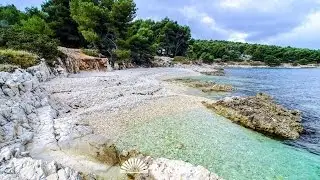 beach Glorija, Slatine, island Čiovo, Croatia