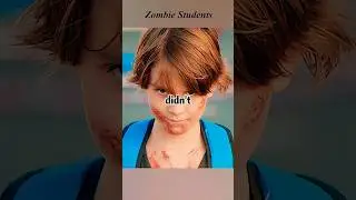 Children all turned into zombies and chased after their teachers. #futurelink #thriller