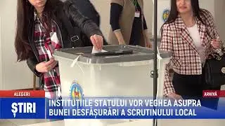 STATE INSTITUTIONS WILL OVERSEE THE PROPER CONDUCT OF THE LOCAL ELECTION