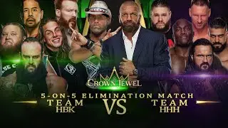 WWE Crown Jewel 2020 DREAM Match Card (FAN EDITION)