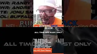 Who has the better AFC East All Time Offensive team? Team Spivey or Team Kellz