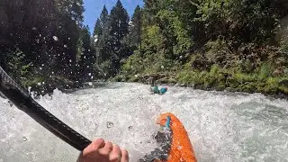 Kayaking the Middle White Salmon // 1.75 ft // August 2025