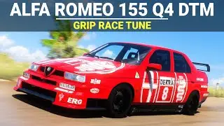 Forza Horizon 5 Tuning - 1992 Alfa Romeo 155 Q4 DTM, FH5 Grip Race Build, Tune & Gameplay