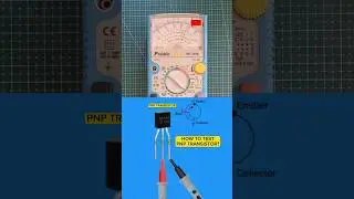 how to test PNP transistor #tutorial