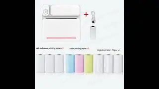 Olaf Portable Mini Printer Thermal Label Printer Sticker Inkless HD Pocket Printers For Phone