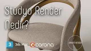 Stüdyo render nasıl alınır? Ürün renderları için sahne nasıl hazırlanmalıdır? #3dsmax #coronarender