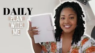 HOW TO PLAN YOUR DAY: CALM & RELAXING FUNCTIONAL DAILY PLAN WITH ME USING MY INSERTS AND NO STICKERS