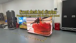 Front desk led display with front maintenance,GOB technology #ledvdi #leddisplaymanufacturer