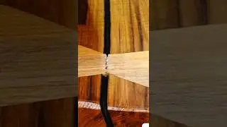 Repairing broken butterfly #dovetail #repair #butterfly #woodworking #handtools