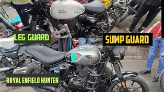 royal Enfield Hunter | hunter leg guard | royal Enfield Hunter sump guard | hunter modification