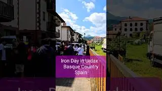 Basque Traditional Festival in Urdax Urdazubi - Iron Day in Urdax Navarre Province Spain