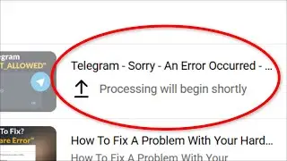 Fix YouTube Studio Processing Stuck | Processing Will Begin Shortly | Video Not Processing