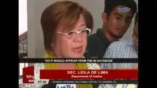 Gerry Limlingan and Ebeng Baloloy are still in the country &mdash; De Lima