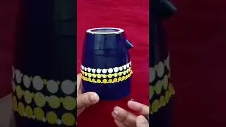 DIY mug painting ideas😍 easy mandala dot painting on mug #mugpainting #youtubeshorts #shorts