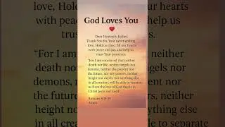 GOD LOVES YOU 🙏❤️ #jesuslovesyou #godheals #motivationalquotes #faithaffirmations #prayershorts