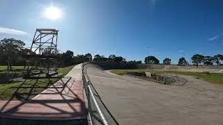 Xpress FT1S Velodrome run 3/3 - 122km/h, stripped spur