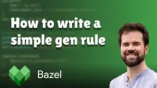 Как написать правило генерации аналогий в Bazel