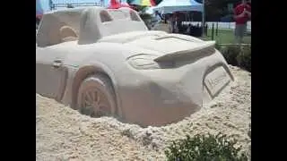 2013 Porsche Boxster Sand Sculpture