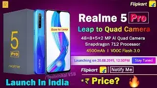 Realme 5 Pro - First Look, Price, Specifications, SD 712, 48MP Quad Camera | Realme 5 Pro Launch