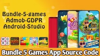 How to Make Android Game || Bundle#1 , 5 Games (Admob + GDPR + Android Studio) source code Download