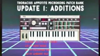microKORG patch bank additions: Vintage, Retro, Lo-fi, 80s