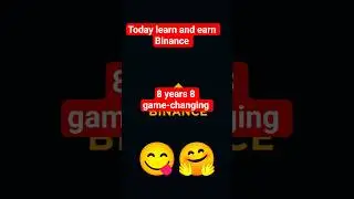 today #binance #binancelearnandearn  learn and earn 🤑🤑# tre #trending #respect q