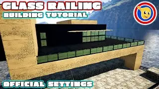 Ark: How To Build Glass Railings | Building Tutorial | Official Settings