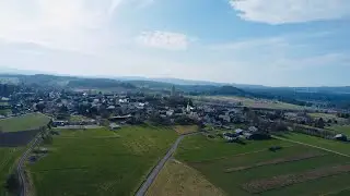 Drohnenflug mit Blick zur Burg Thierstein