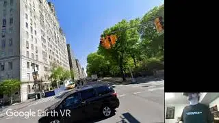 Demonstrating Virtual Walks in Google Earth VR