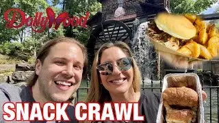 Dollywood Food Crawl: Cinnamon Bread, Corn Dog, 25lb Apple Pie & More!