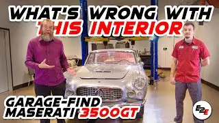 Professional Interior Evaluation For Our Maserati 3500GT Restoration | Ep6