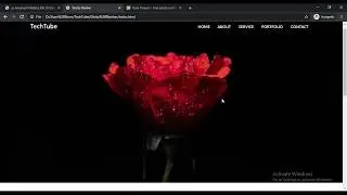 How to create Sticky Navbar with Smooth Scroll | using jQuery, JavaScript | TechTube 2020