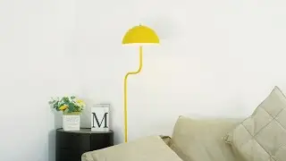 Creative Bean Sprout Floor Lamp - Soft Ambiance Light for Living Room & Bedroom
