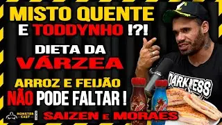 O CARDÁPIO MALUCO DO MORAES:  PÃO COM PRESUNTO E MUSSARELA + TODYNHO !? | SAIZEN & FELIPE MORAES