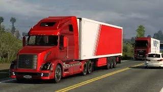 1843 / ETS 2 1.53 / Карта Южной Америки &laquo;EAA&raquo; / Volvo VNL670