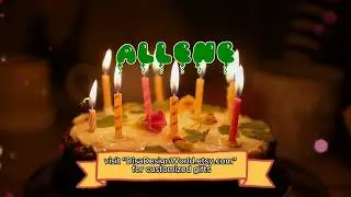 Happy Birthday ALLENE   Happy Birthday Song   Birthday Wishes   Birthday Party
