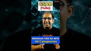 Minimum Percentile for NITs | All Categories | JEE 2026 | Vinay Shur Sir | Vedantu #nitcutoff