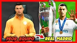 DESDE EL PEOR EQUIPO HASTA el REAL MADRID con RONALDO