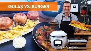 🍔 OptiGrill 4-în-1 face burgeri, Tefal Cook4me Touch Pro răspunde cu Gulaș – cine câștigă duelul? 🍲
